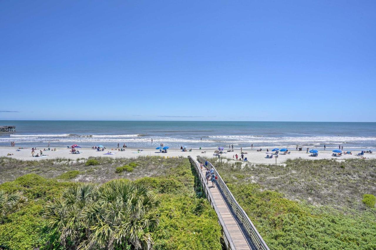 Isle Of Palms Beachfront Condo With Balcony And Pool! 외부 사진