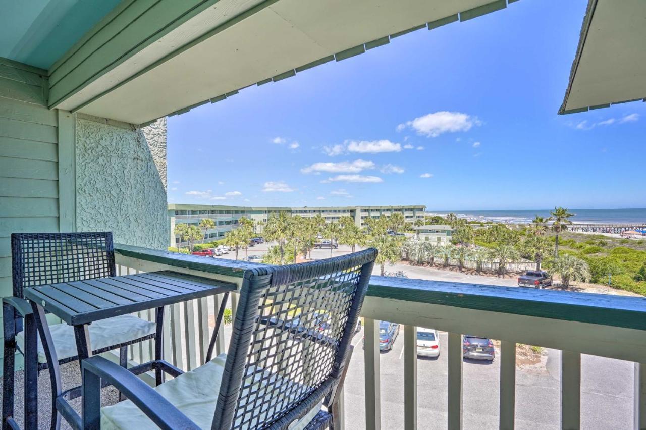 Isle Of Palms Beachfront Condo With Balcony And Pool! 외부 사진