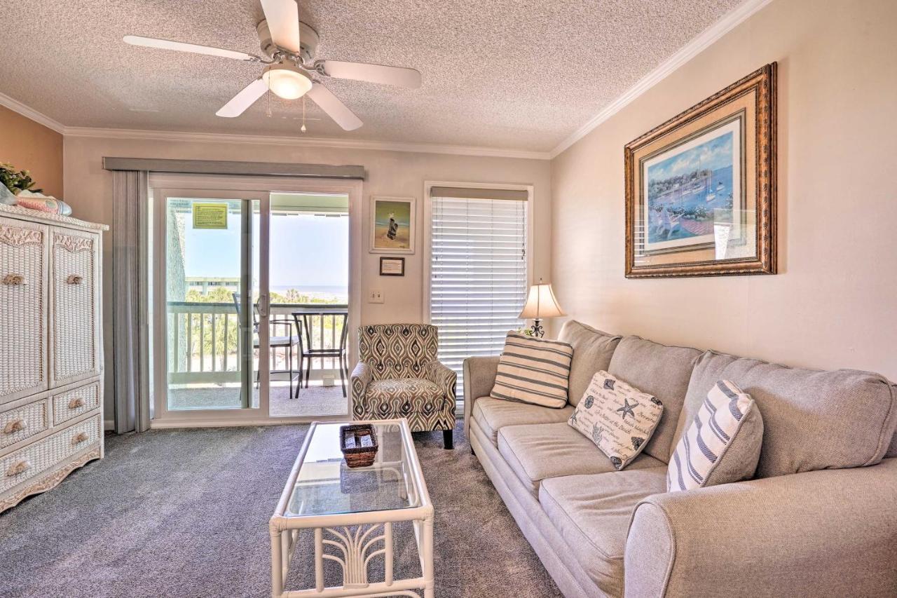 Isle Of Palms Beachfront Condo With Balcony And Pool! 외부 사진