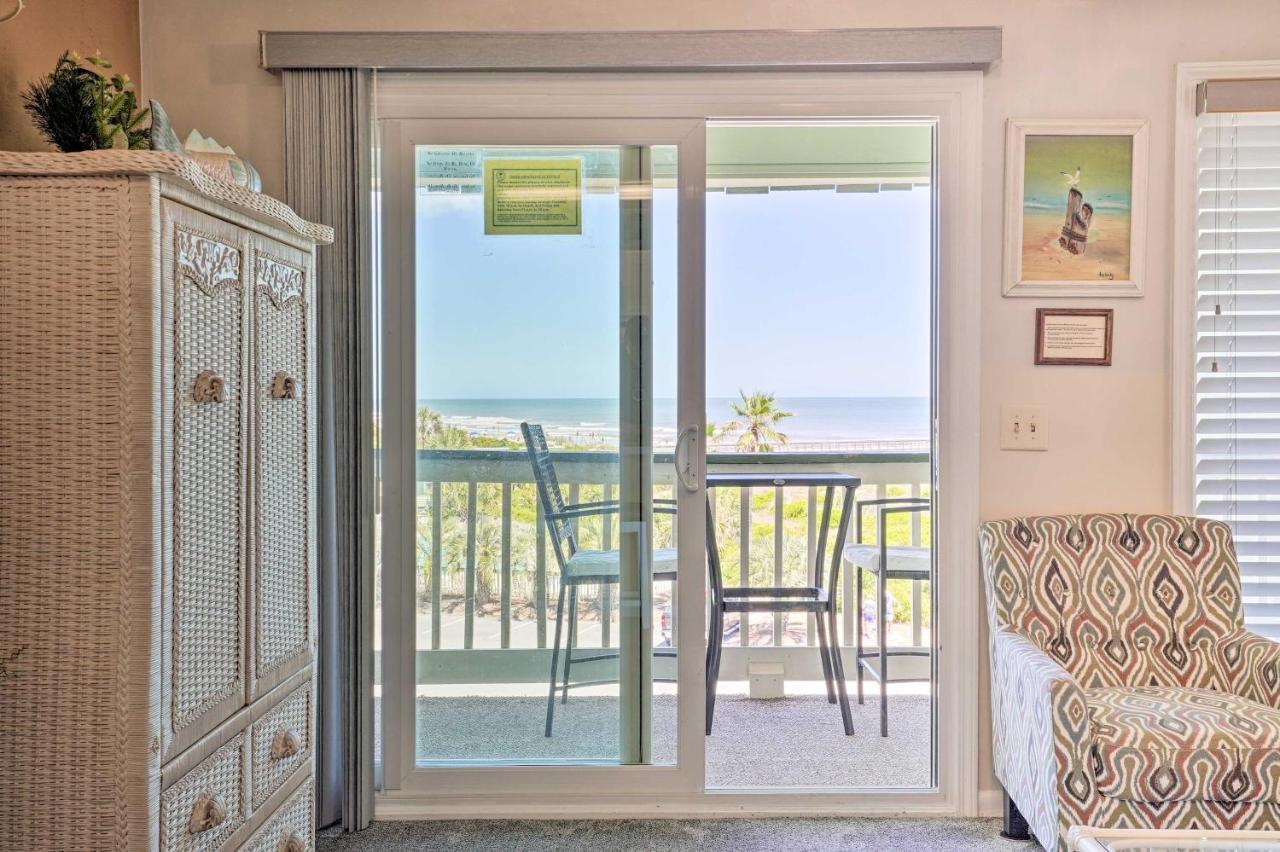 Isle Of Palms Beachfront Condo With Balcony And Pool! 외부 사진