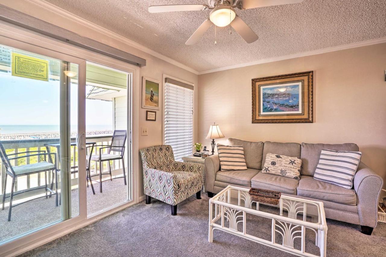 Isle Of Palms Beachfront Condo With Balcony And Pool! 외부 사진