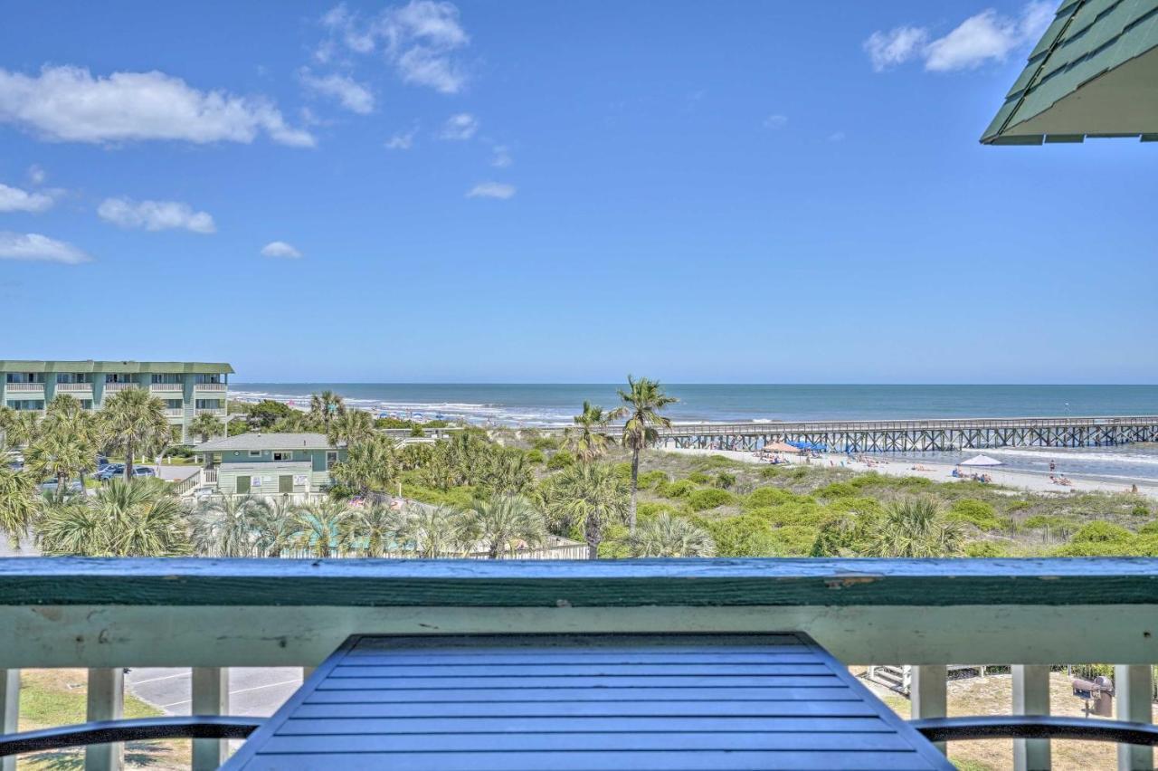 Isle Of Palms Beachfront Condo With Balcony And Pool! 외부 사진