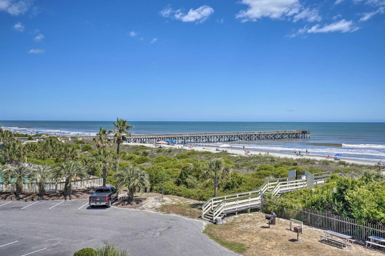 Isle Of Palms Beachfront Condo With Balcony And Pool! 외부 사진
