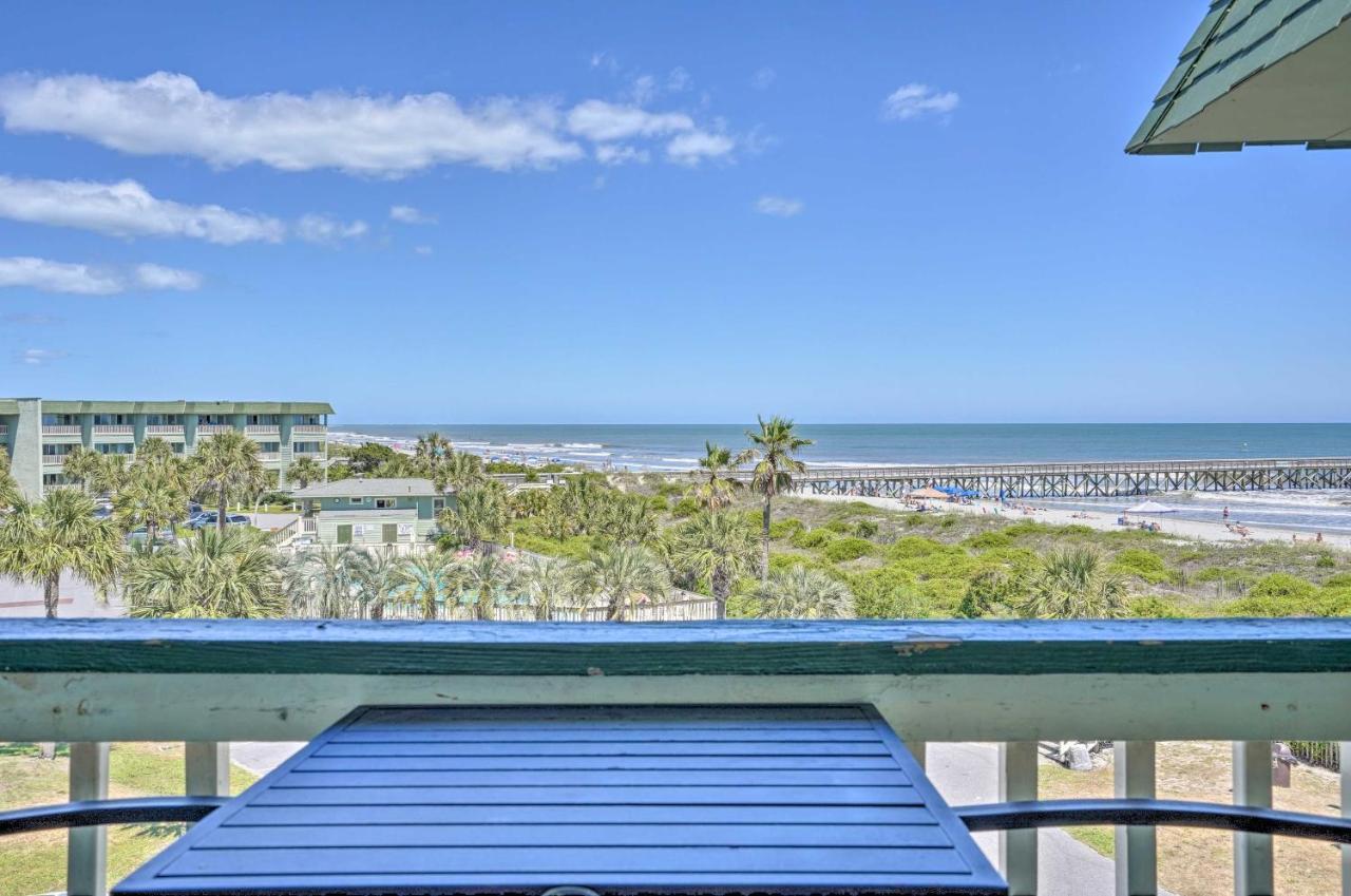 Isle Of Palms Beachfront Condo With Balcony And Pool! 외부 사진