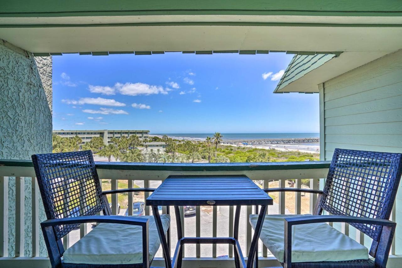 Isle Of Palms Beachfront Condo With Balcony And Pool! 외부 사진