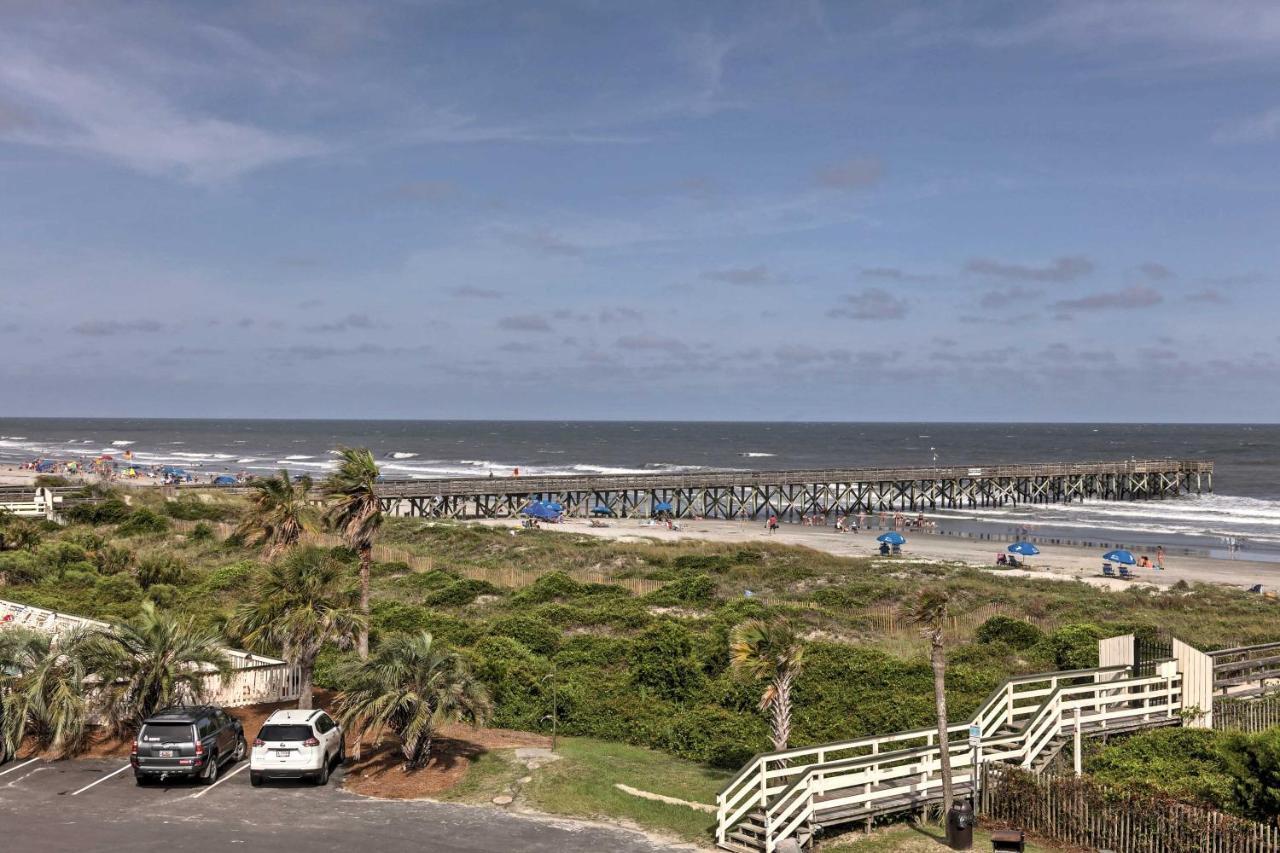 Isle Of Palms Beachfront Condo With Balcony And Pool! 외부 사진